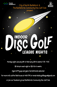 Indoor Disc Golf League Poster 1 18