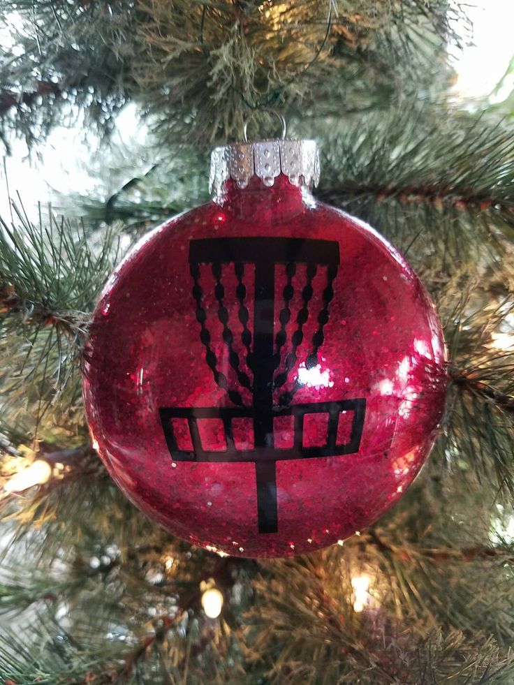 disc golf xmas ornament